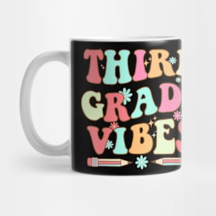 Back To School Third Grade Vibes Teacher Women Kids Mug